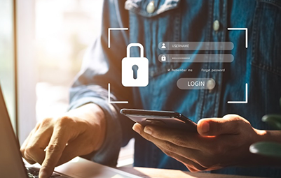 Illustration representing electronic prescription in finance sector